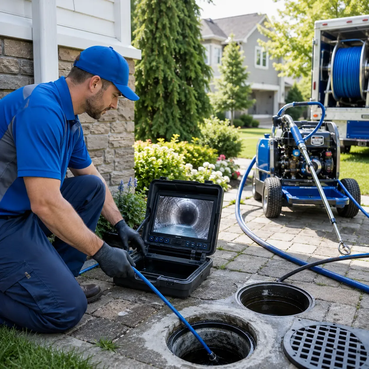 Outdoor drain cleaning professionals serving New Braintree, MA